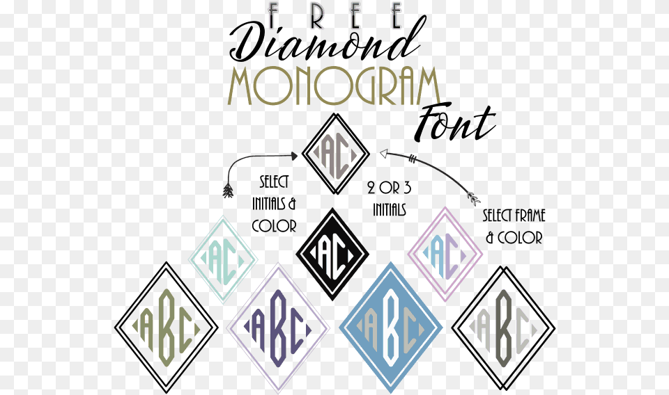 Diamond Monogram Font Cancer Remission Congratulations Bravery Is Beautiful, Text Free Png Download