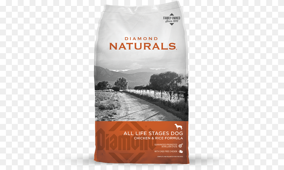 Diamond Natural Chicken And Rice Adult, Advertisement, Poster, Bag Png