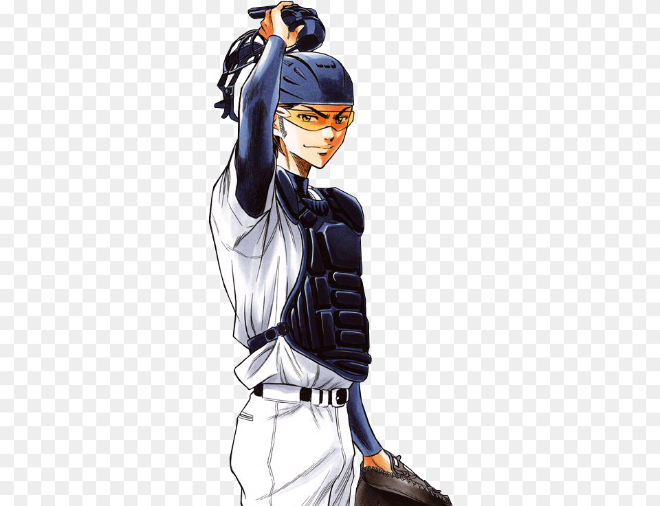 Diamond No Ace Manga Baseball Equipment, Team Sport, Person, Sport, Glove Free Png