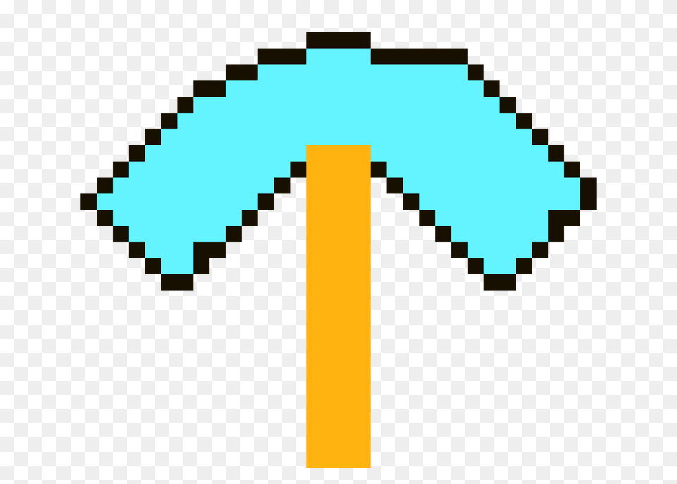 Diamond Pickaxe Pixel Art Maker, Device Free Transparent Png