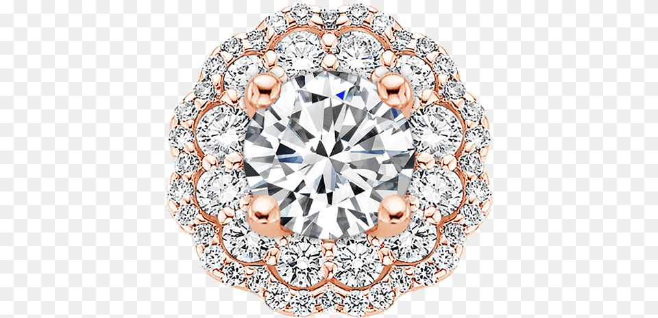 Diamond Ring Bling Banner Library Halo Diamond Ring Round, Accessories, Gemstone, Jewelry, Brooch Free Png