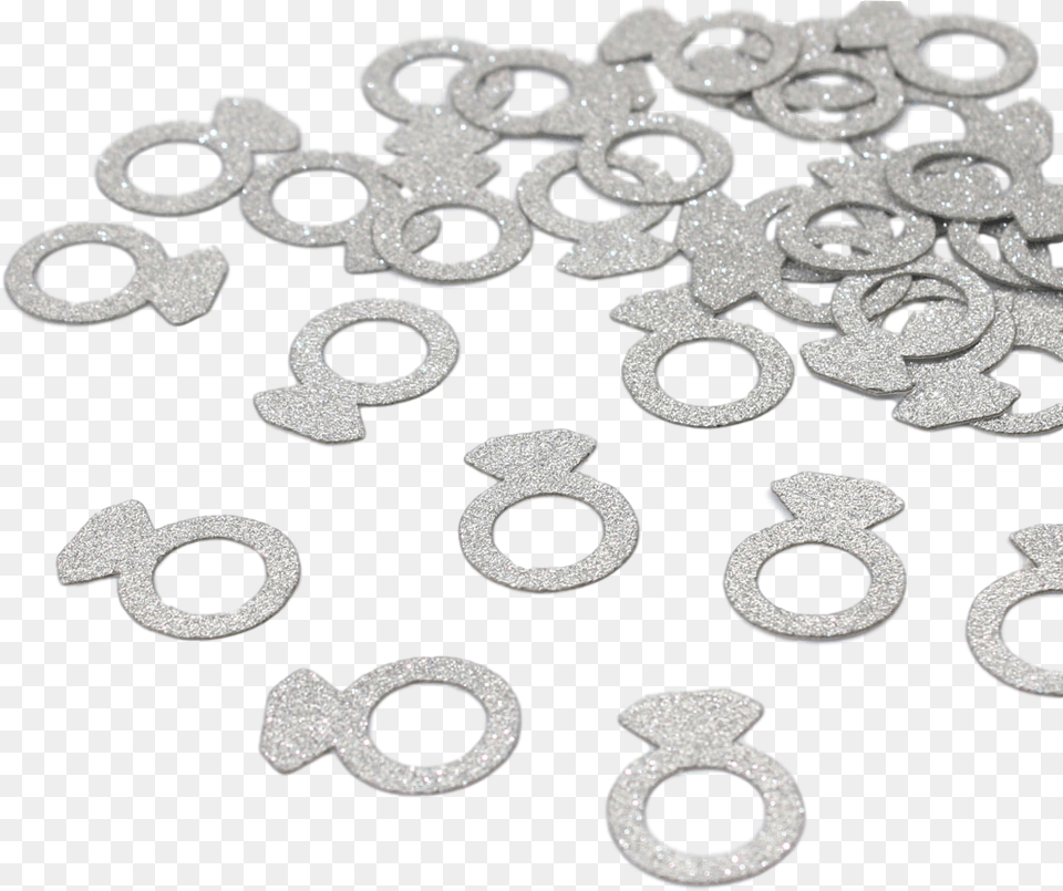 Diamond Ring Confetti Circle, Accessories, Earring, Jewelry, Gemstone Free Png Download