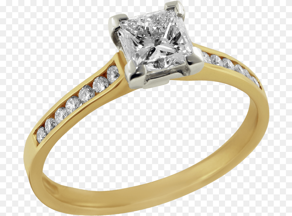 Diamond Ring Gold Diamond Ring, Accessories, Jewelry, Gemstone, Silver Free Png