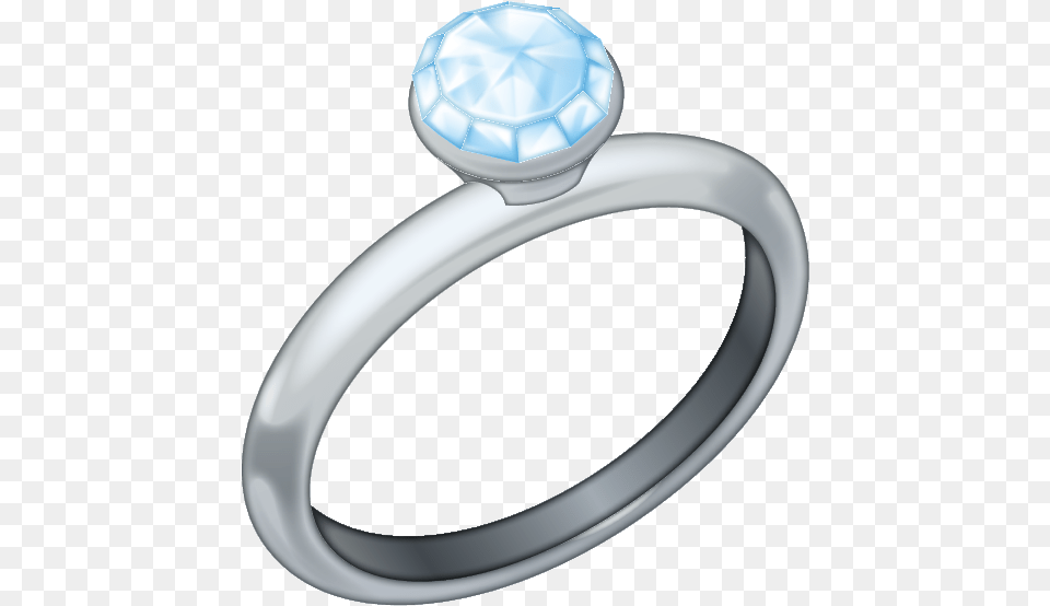 Diamond Ring Icon Ring Emoji Iphone, Accessories, Jewelry, Gemstone, Platinum Free Png Download