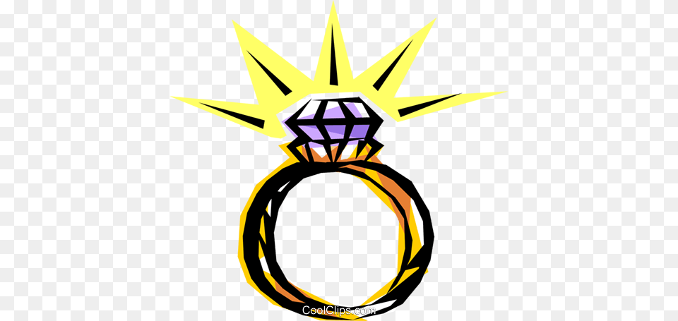 Diamond Ring Royalty Vector Clip Art Illustration, Accessories, Jewelry, Ammunition, Grenade Free Png