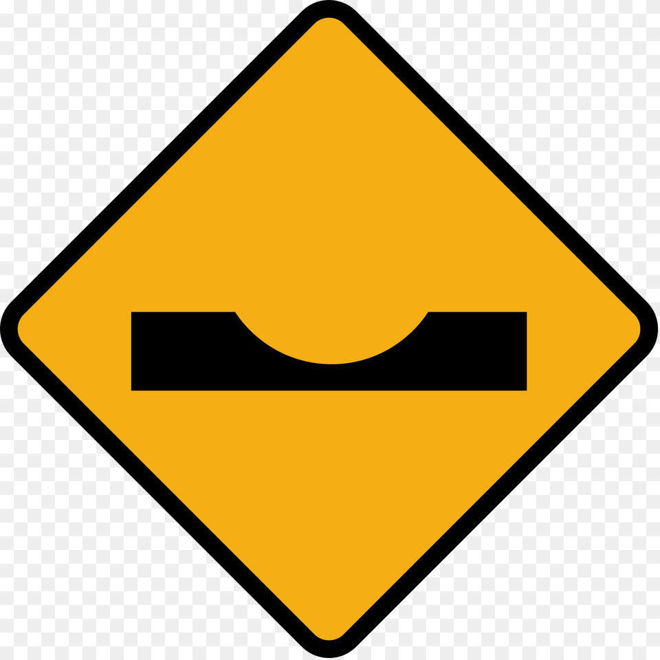 Diamond Road Sign Sharp Depression, Symbol, Road Sign Free Transparent Png