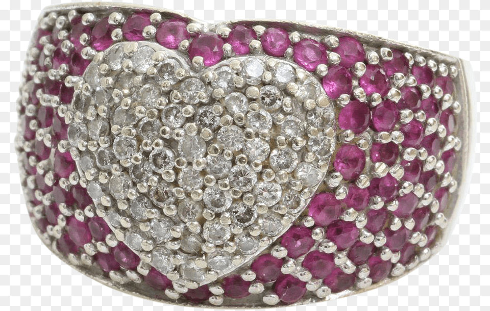 Diamond Ruby Heart Ring Bracelet, Accessories, Jewelry, Gemstone, Necklace Png