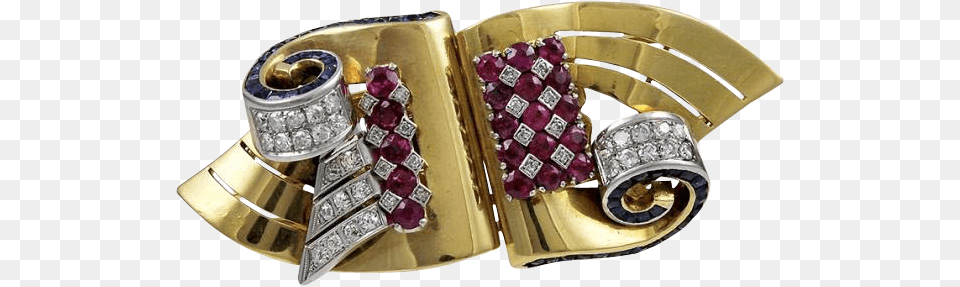 Diamond Sapphire Amp Ruby 18k Yellow Gold Retro Austrian Colored Gold, Accessories, Jewelry, Ring, Gemstone Png Image