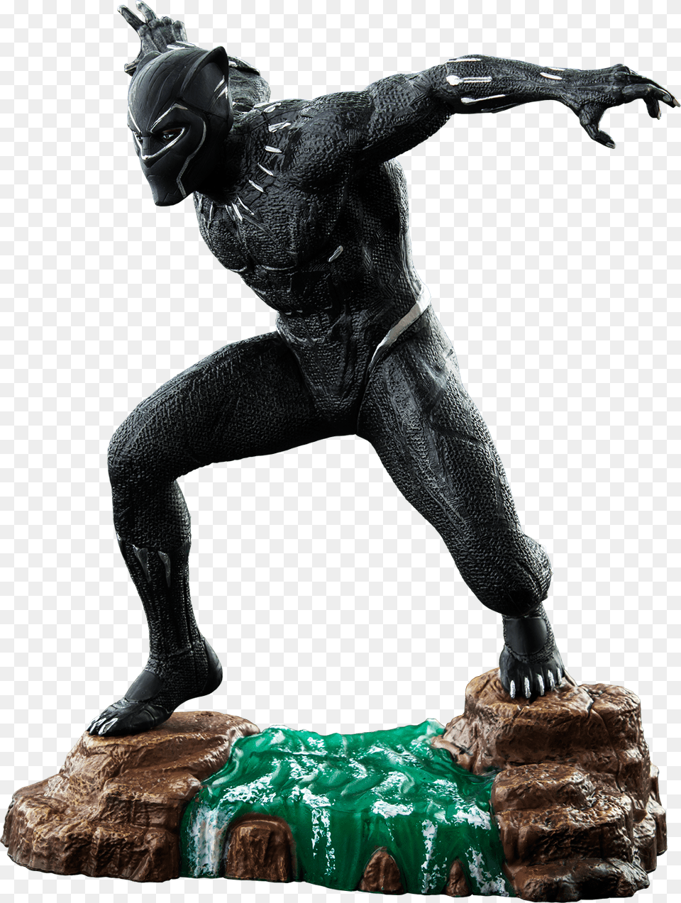 Diamond Select Black Panther Pvc Marvel Gallery Black Panther, Figurine, Adult, Male, Man Free Transparent Png