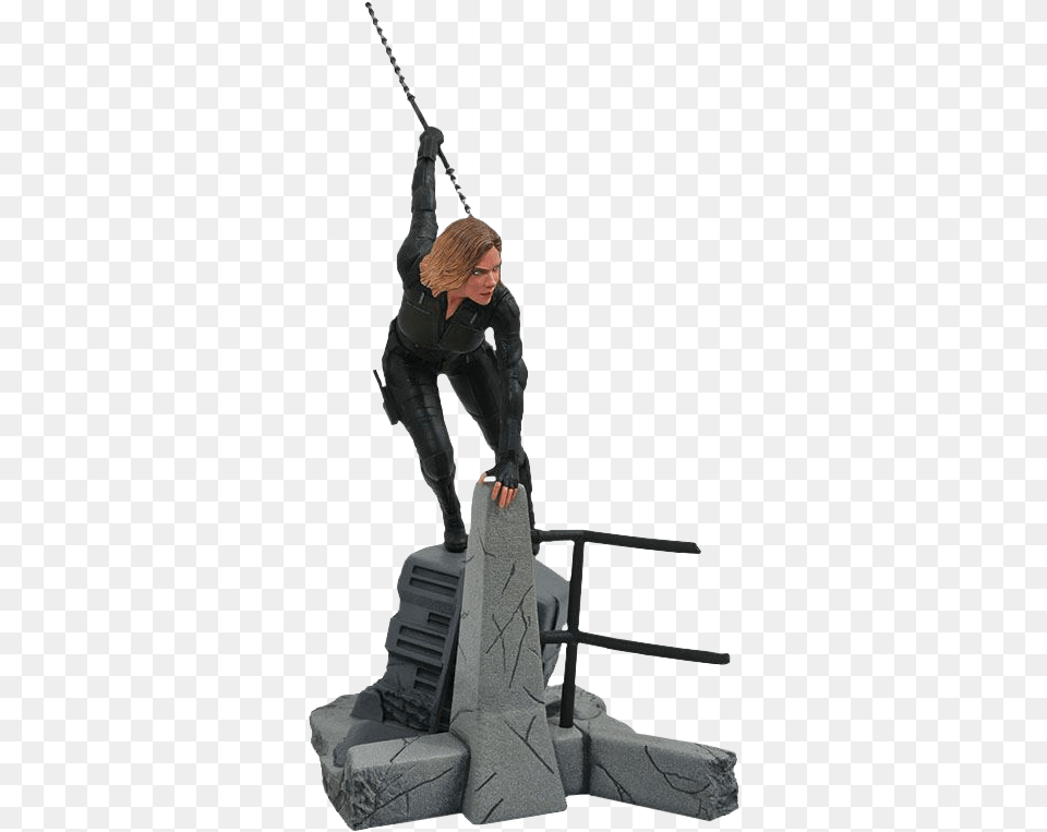 Diamond Select Black Widow Statue, Adult, Female, Person, Woman Png