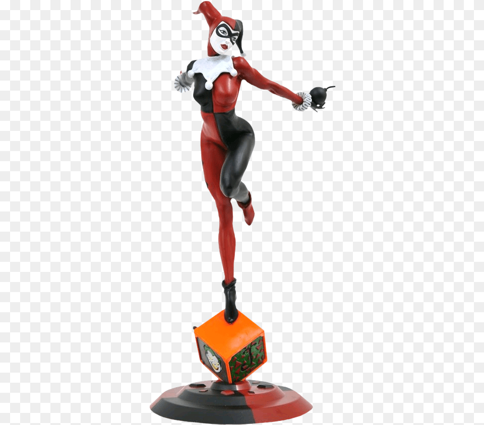 Diamond Select Harley Quinn Statue, Figurine, Adult, Female, Person Free Png