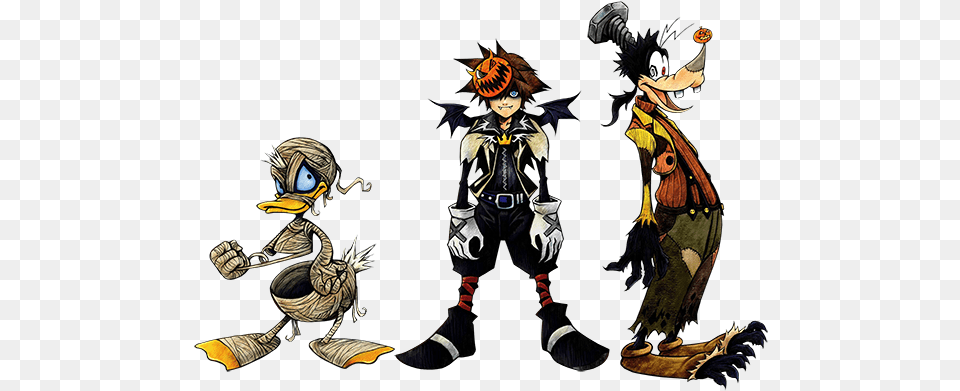 Diamond Select Toys Kingdom Hearts Kingdom Hearts Nightmare Before Christmas, Book, Comics, Publication, Person Free Png