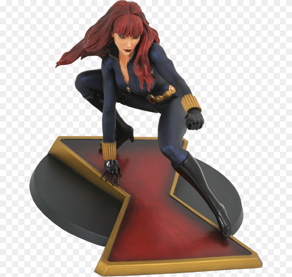 Diamond Select Toys Marvel Gallery Black Widow, Adult, Person, Female, Woman Free Png Download
