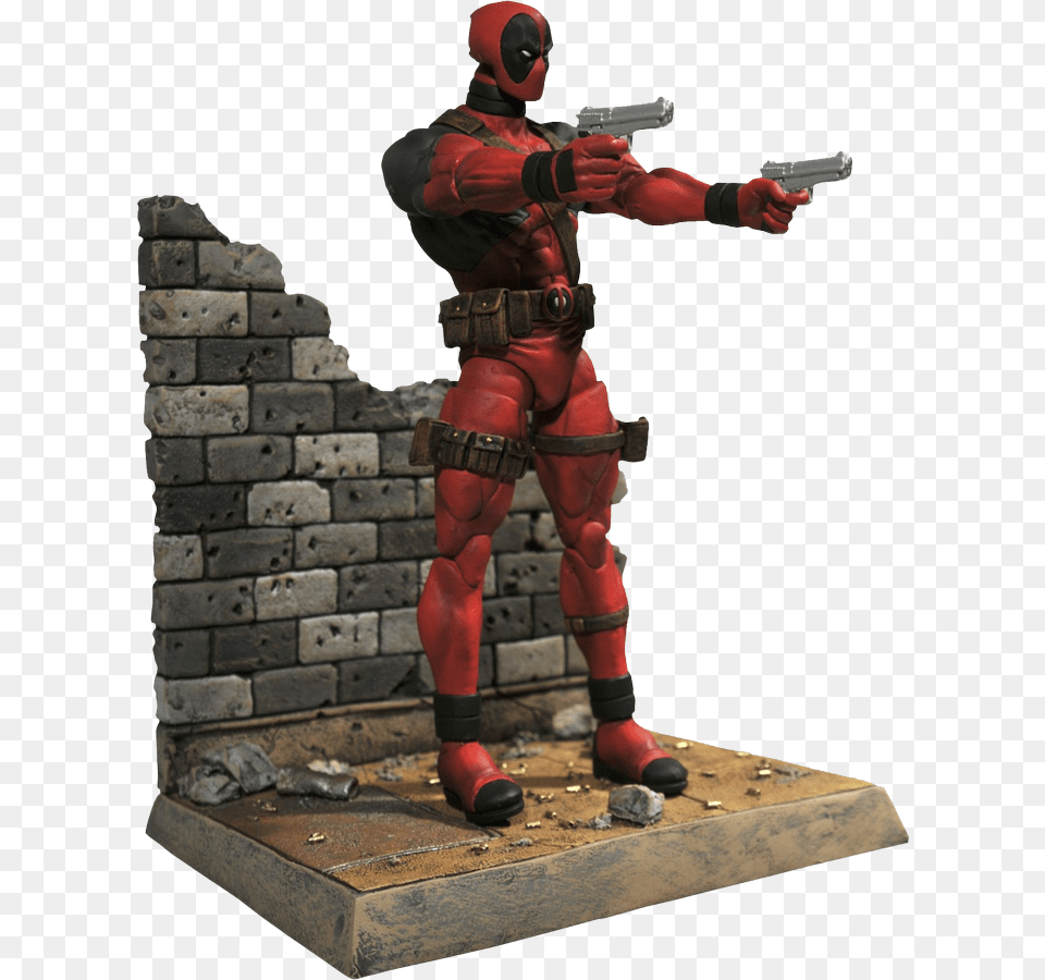 Diamond Select Toys Marvel Select Deadpool Action, Adult, Male, Man, Person Png