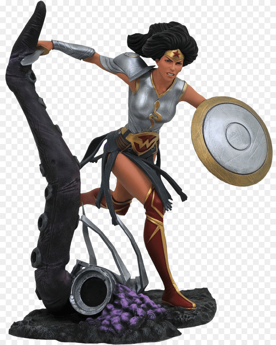 Diamond Select Wonder Woman, Person, Tape, Face, Head Png