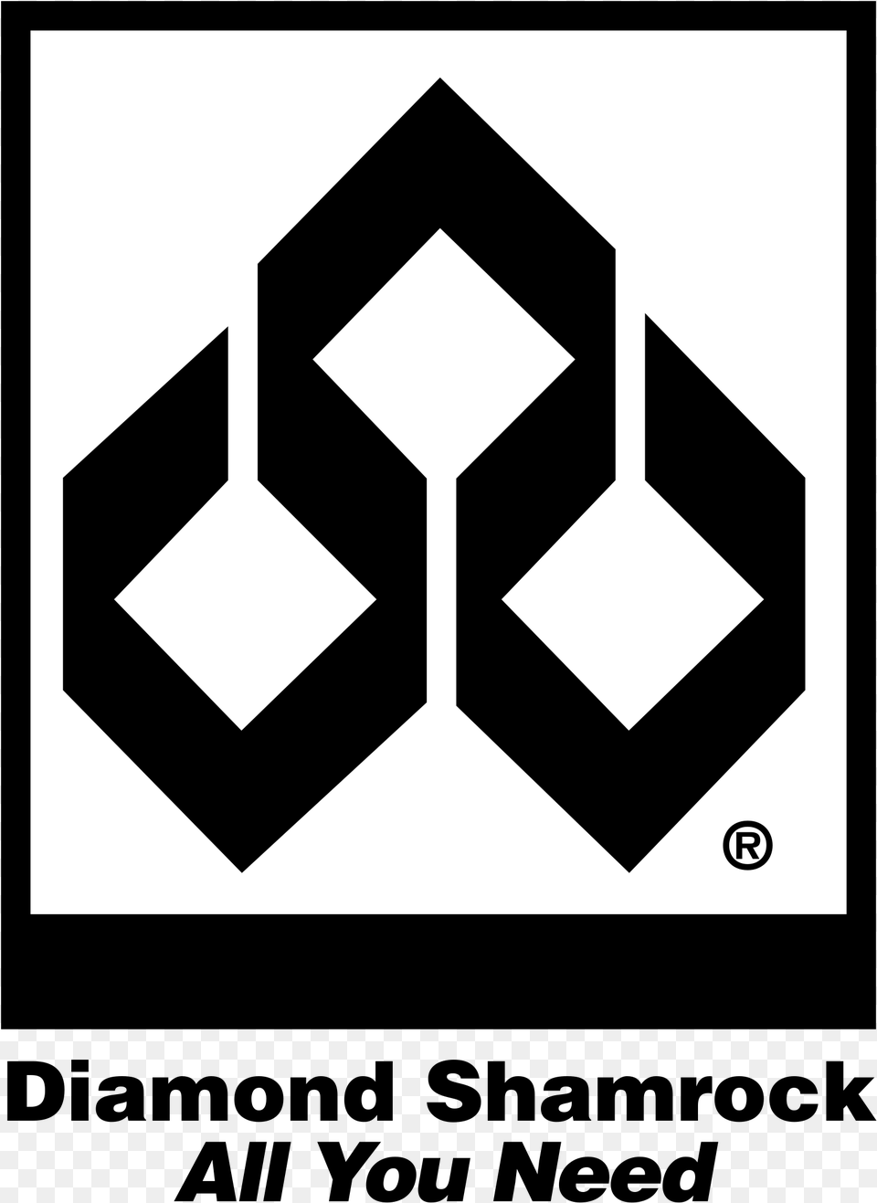 Diamond Shamrock Logo Transparent 14 Oz Stainless Steel Tumbler Mug, Stencil, Symbol, Recycling Symbol Png