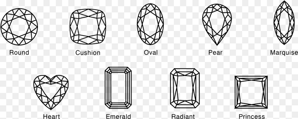 Diamond Shapes, Gray Free Png Download