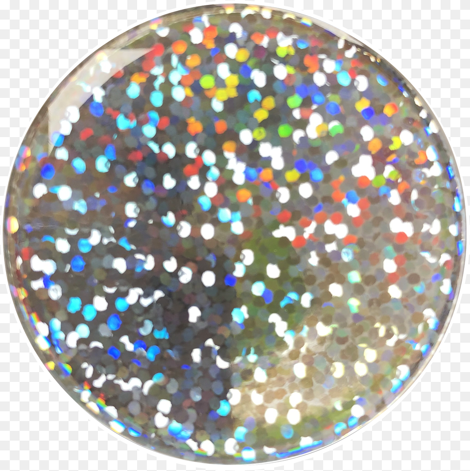 Diamond Sparkle Hologram Gels Circle Png Image