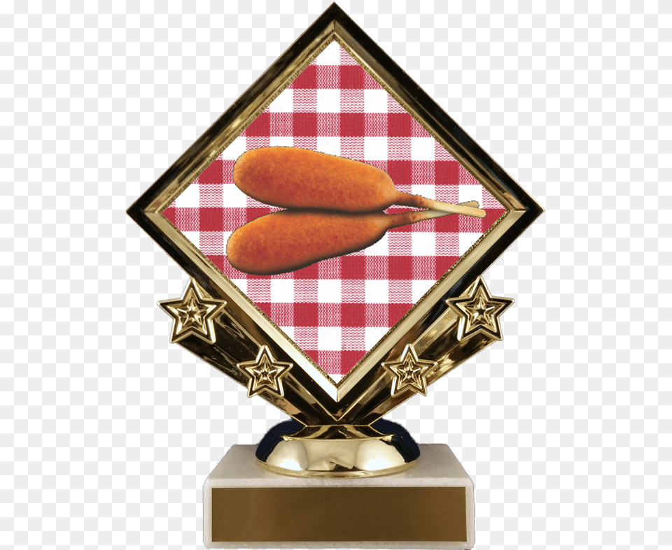 Diamond Star Corn Dogs Trophy Christmas Pickle, Bread, Food Free Png Download