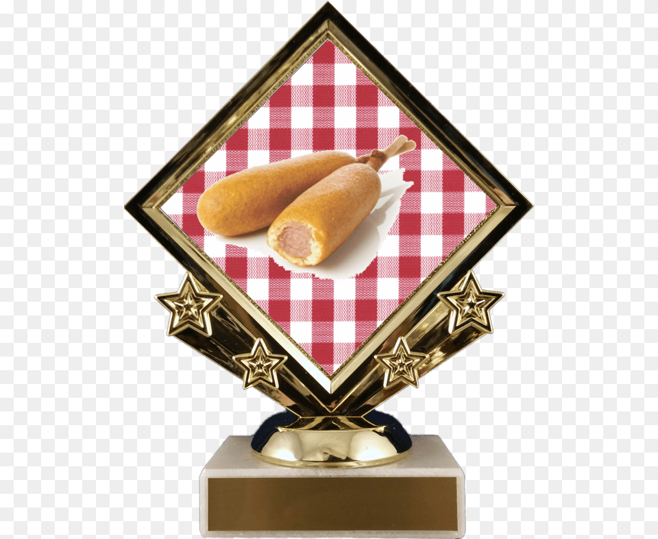 Diamond Star Corn Dogs Trophy Taco Awards, Bread, Food Free Transparent Png