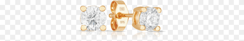 Diamond Stud Earrings Set In 9ct Yellow Gold Jewellery, Accessories, Gemstone, Jewelry, Earring Png