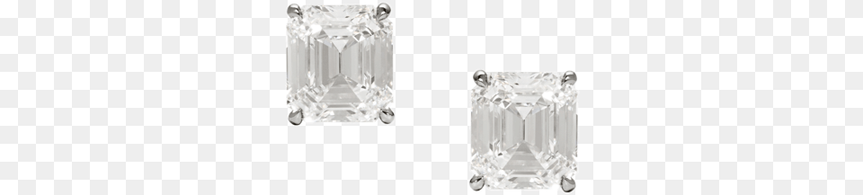 Diamond Stud Earrings Square Emerald Emc Earring, Accessories, Gemstone, Jewelry, Chandelier Free Png Download