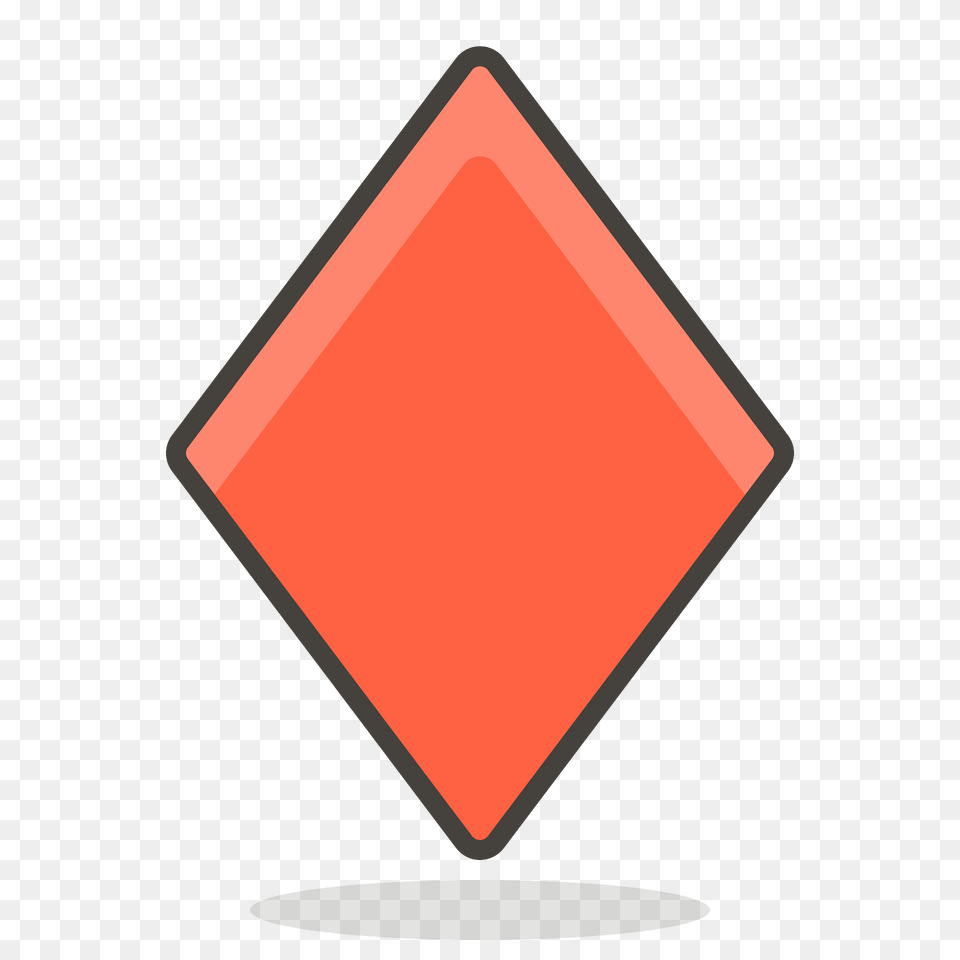 Diamond Suit Emoji Clipart, Sign, Symbol, Road Sign, Blackboard Png