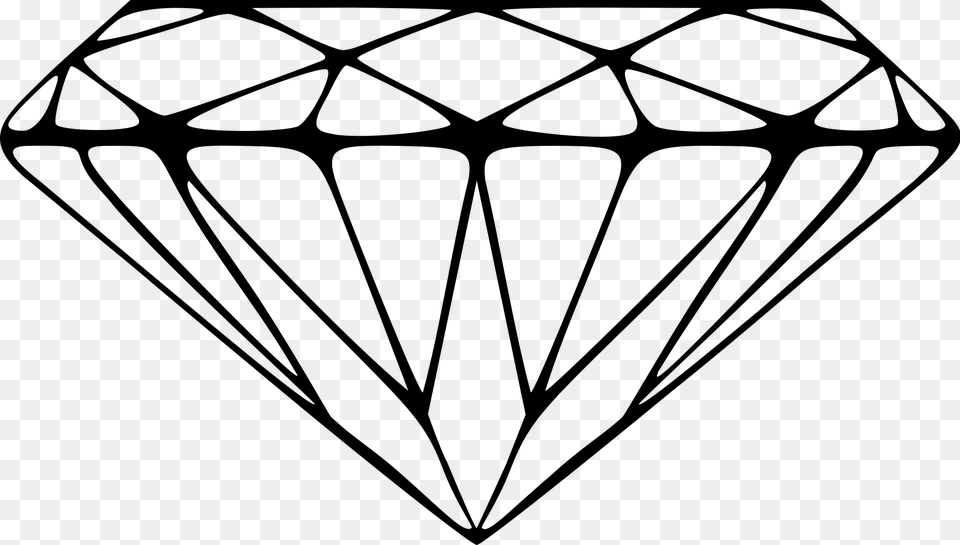 Diamond Svg Diamond Drawing, Gray Free Transparent Png