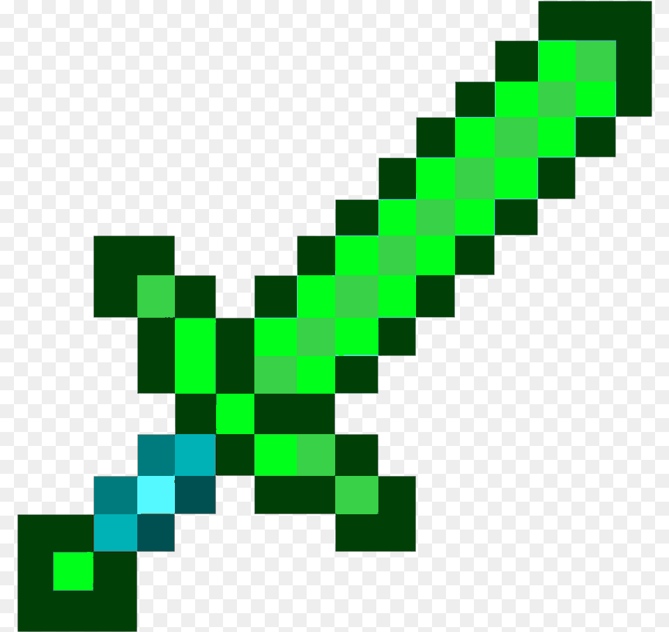 Diamond Sword Minecraft Diamond Sword, Green, Chess, Game Png