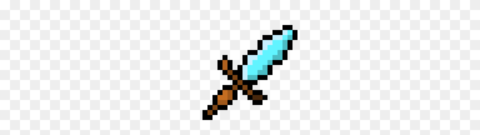 Diamond Sword Pixel Art Maker, Weapon, Blade, Dagger, Knife Png