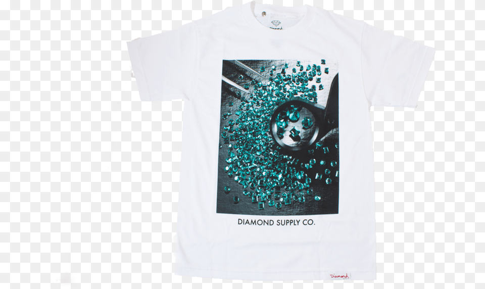 Diamond T Shirt Gem Quality White Diamond Supply Co Gem Quality Sweatshirt Black, Clothing, T-shirt Free Png Download