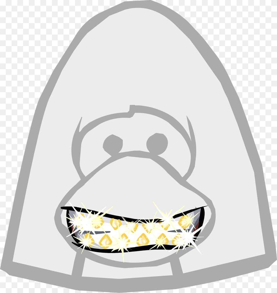 Diamond Teeth Grills Images Transparent Club Penguin Black Hat, Clothing, Food, Meal, Cap Free Png Download