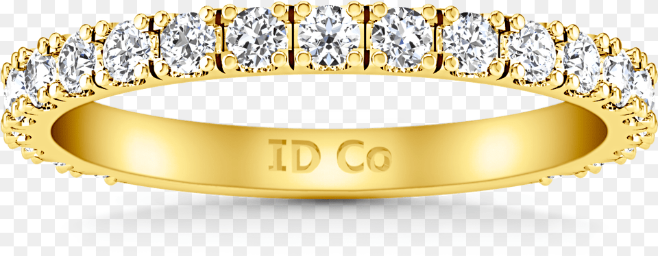 Diamond Wedding Band Irina 035 Cts 14k Yellow Gold Diamond, Accessories, Jewelry, Ring, Gemstone Png Image