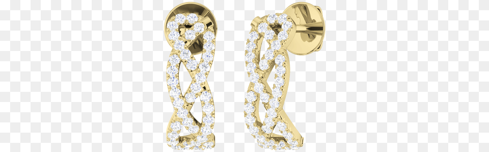 Diamond Woven Earrings 9 Carat Yellow Gold Stylerocks Diamond White Gold Woven Diamonds Drop Earrings, Accessories, Earring, Gemstone, Jewelry Free Png
