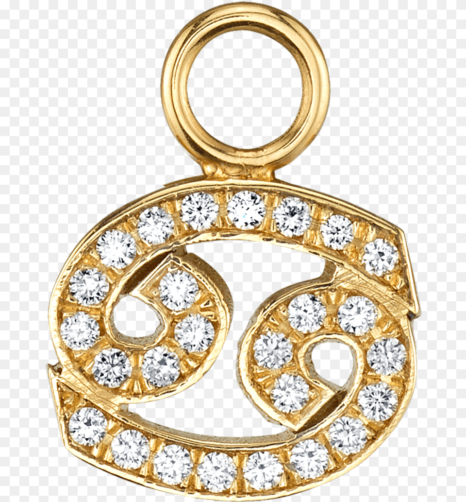 Diamond Zodiac Hoop Charm Ring, Accessories, Earring, Gemstone, Jewelry Png Image