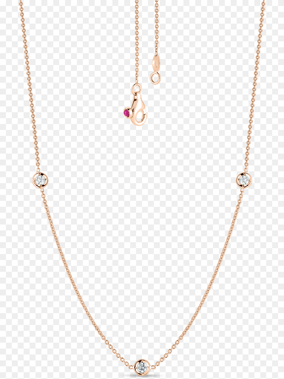 Diamonds By The Inch18kt Gold Necklace With 3 Diamond Necklace, Accessories, Jewelry, Gemstone, Pendant Free Transparent Png