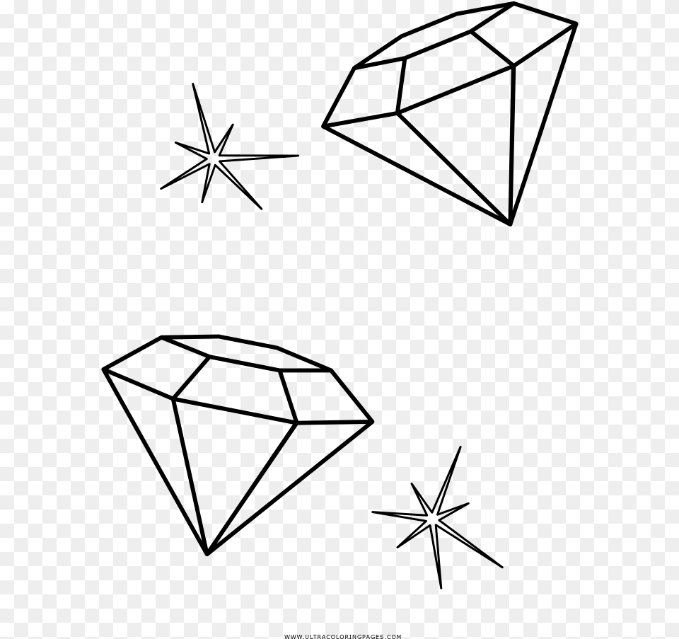 Diamonds Coloring, Gray Free Png Download