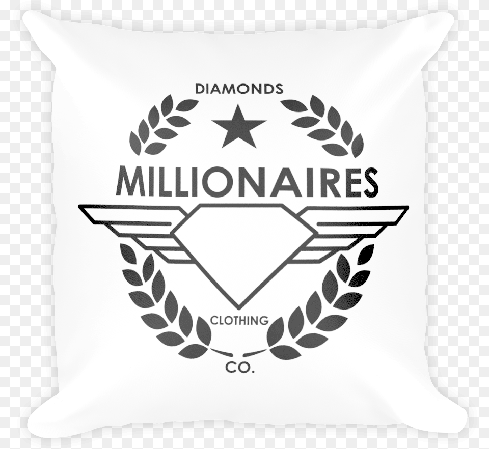 Diamonds U0026 Millionaires Wings Logo Pillow U2014 Cocaine Caviar Icon Fifa 20 Logo, Cushion, Home Decor, Symbol, Animal Free Png