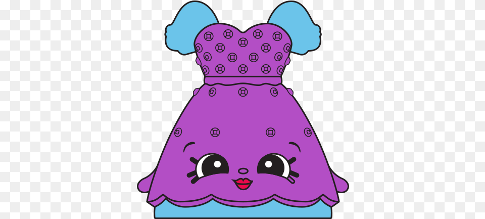 Diana Dress Shopkins Season 7 Diana Dress, Pattern, Clothing, Applique, Formal Wear Free Png