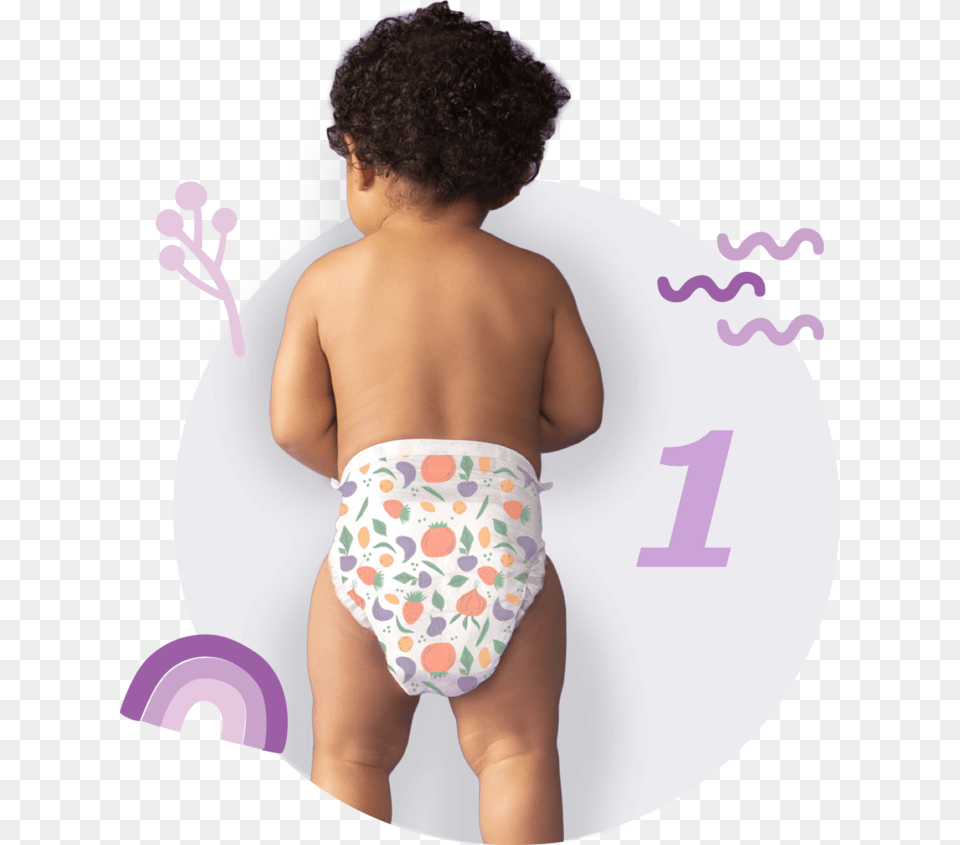 Diaper, Baby, Person, Back, Body Part Png