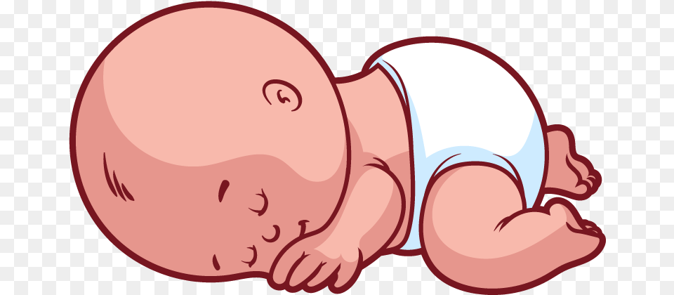 Diaper Cartoon Sleep Sleeping Baby Sleeping Cartoon Png Image