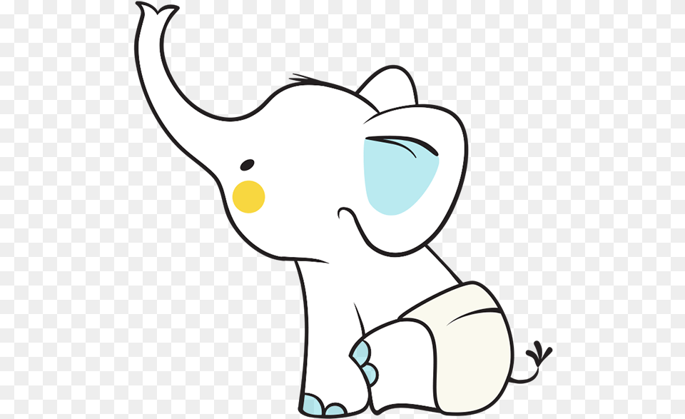 Diaper Clipart Elephant Cartoon, Animal, Mammal, Wildlife, Art Free Transparent Png