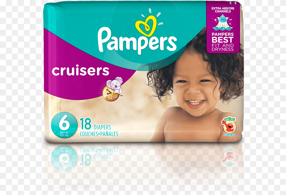 Diaper Transparent Cruiser Pampers Cruisers Soft Diapers, Baby, Person, Face, Head Png