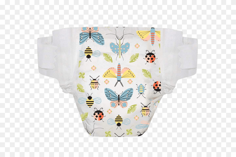 Diaper With Insect Drawings Free Png Download