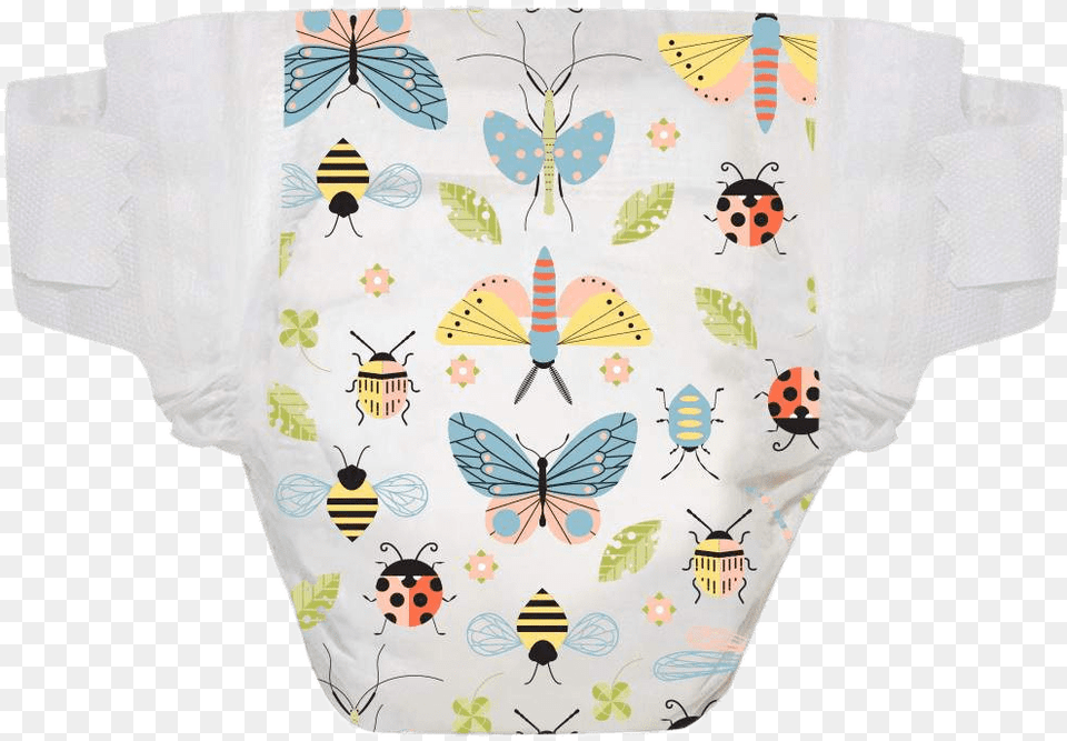Diaper With Insect Drawings Diaper, Animal, Invertebrate Free Transparent Png