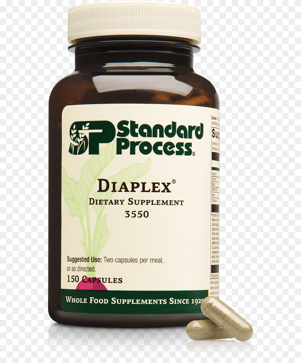 Diaplex Bottle Capsule Standard Process, Plant, Herbs, Herbal, Flower Png Image