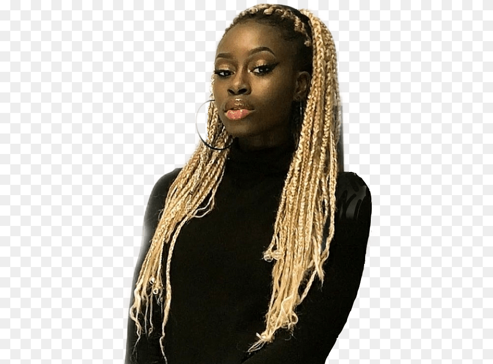 Diarra Nowunited Unitedbr Box Braids Sina Deinert, Hair, Blonde, Person, Portrait Png