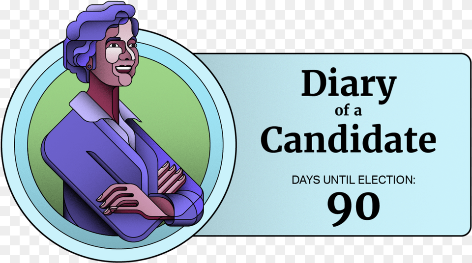 Diary Of A Candidate Vol7 U201cgetting Ready For Phone Banking Cartoon, Adult, Female, Person, Text Free Transparent Png