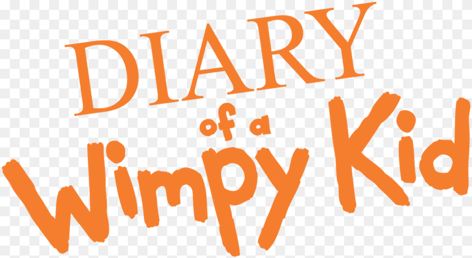 Diary Of A Wimpy Kid, Text Free Png Download