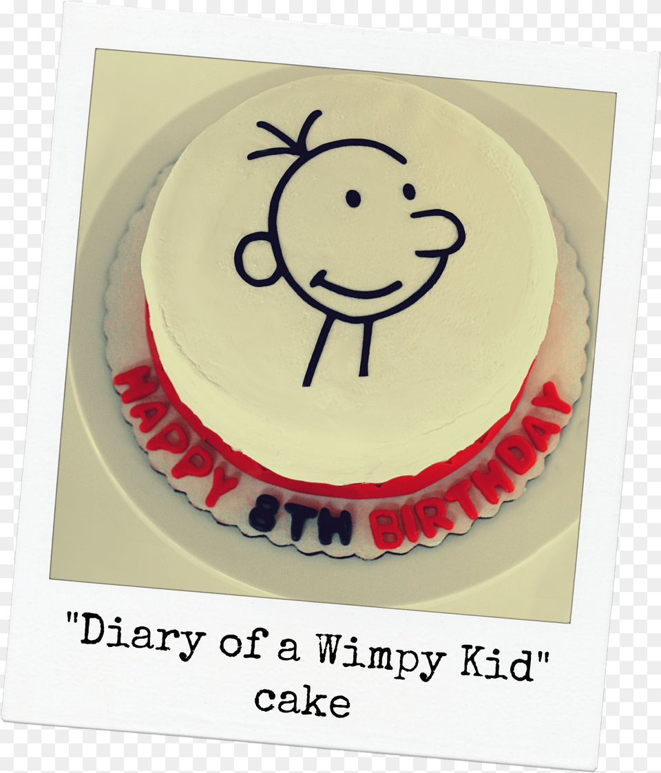 Diary Of A Wimpy Kid Cake, Birthday Cake, Cream, Dessert, Food Free Png